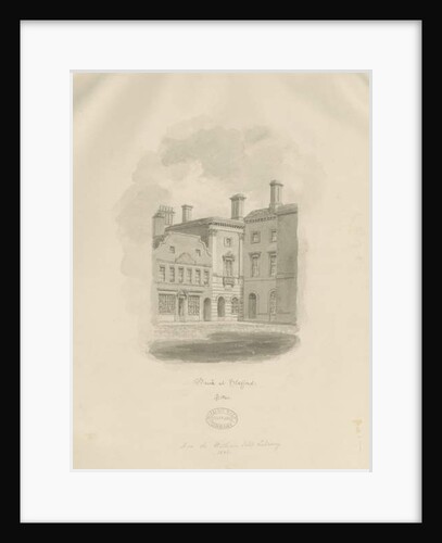 Stafford - Old Bank in Market Square by John Buckler