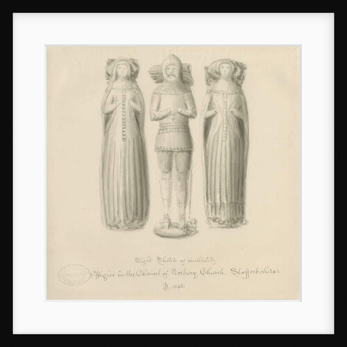 Norbury Church - Effigy [of Sir Edward Botiler] by John Buckler