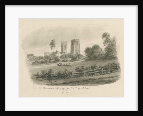 Rugeley Town - From the Stafford Road by John Buckler