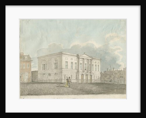 Stafford - Chetwynd House: sepia drawing, 1841 by John Buckler