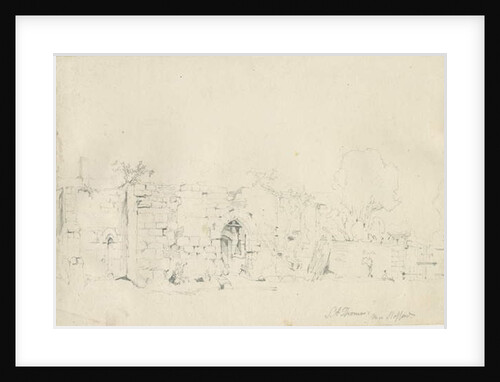 Stafford - St. Thomas' [Priory]: pencil drawing, nd [1839] by Thomas Peploe Wood