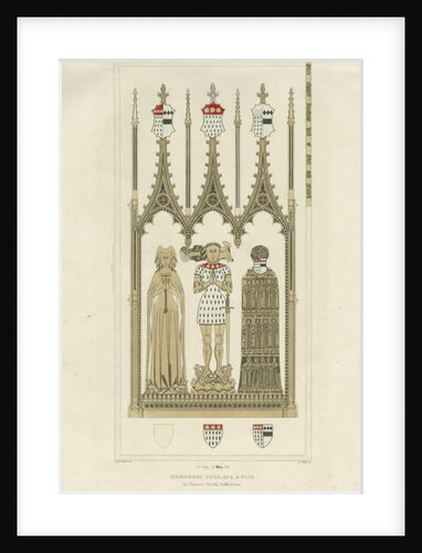 Interior of Okeover Church - Monument to Humphrey Oker by School English