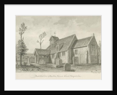 Rushton Spencer Church by John Buckler