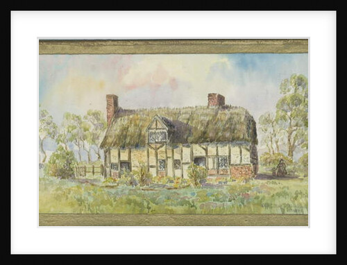 Burston - old cottage by School English