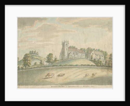 Sandon Church and Parsonage by School English