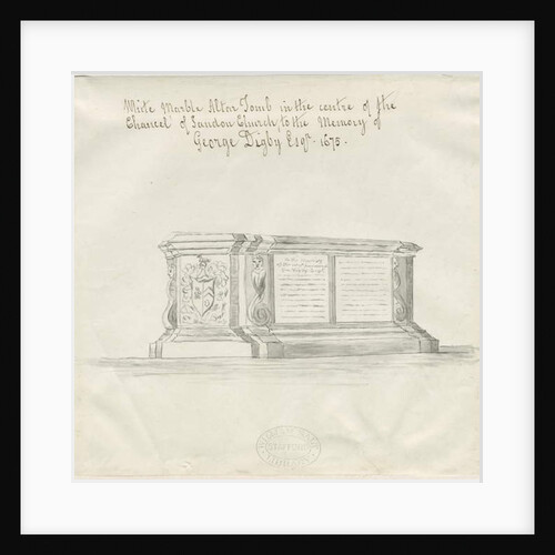 Sandon Church - Tomb of George Digby by School English