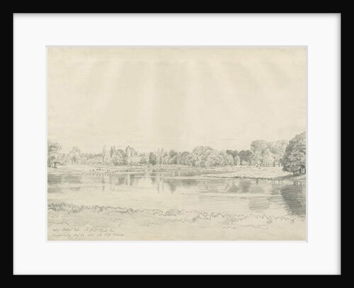 Patshull House - Park and Pool by John Buckler