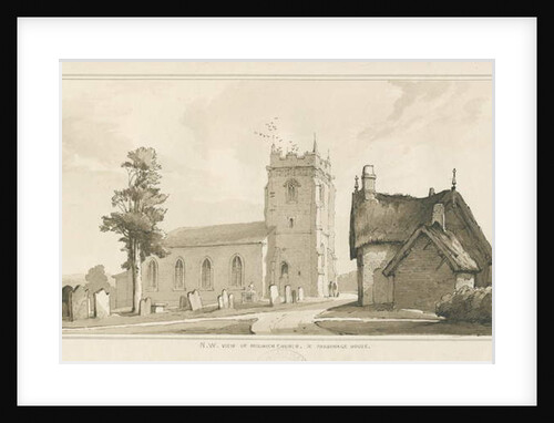 Milwich Church and Parsonage House by Thomas Peploe Wood