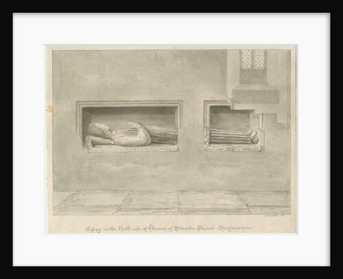 Standon Church - Wall Tomb [to Nicholas Hyde] by John Buckler