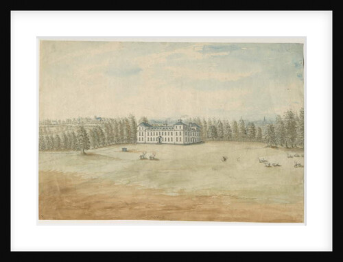 Sandwell Park - Hall: water colour painting, nd [1762-1798] by Stebbing Shaw
