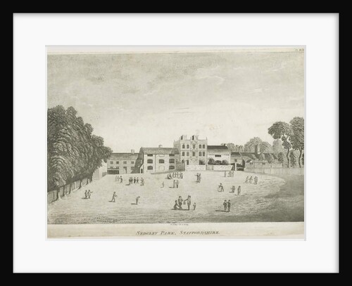 Sedgley Park School: aquatint engraving by School English