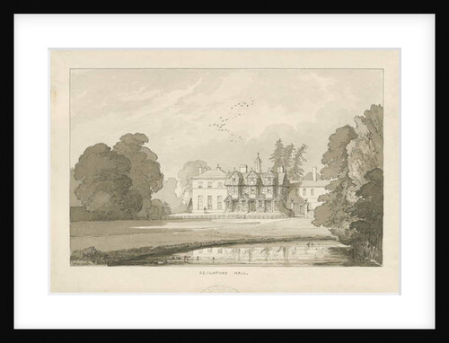 Seighford Hall by Thomas Peploe Wood