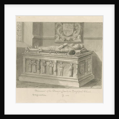 Seighford Church - Tomb of William and Mercy Bowyer by John Buckler