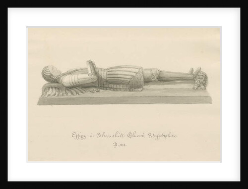 Shareshill Church- Monumental effigy to [Sir Humphrey Swynnerton] by John Buckler