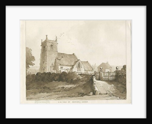 Bucknall Church by Thomas Peploe Wood