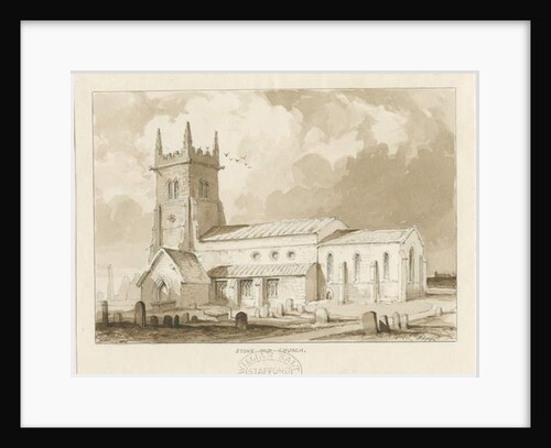 Stoke-upon-Trent Church [Old] by Thomas Peploe Wood