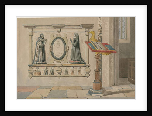 Wednesbury Church - Monument to Thomas and Eleanor Parkes by Allen Edward Everitt