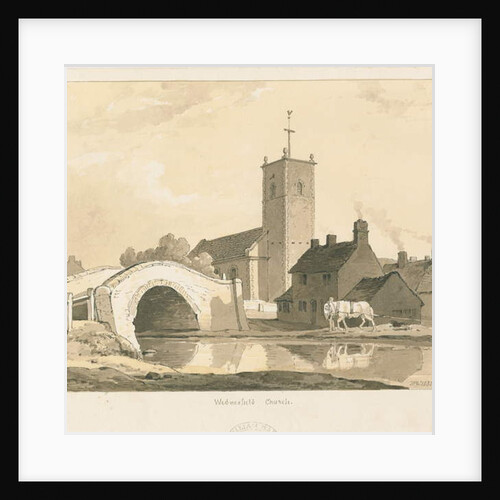 Wednesfield Church and Bridge by Thomas Peploe Wood