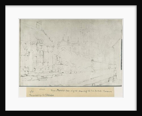 Stone Church: photostat, nd [c 1841] by John Chessell Buckler