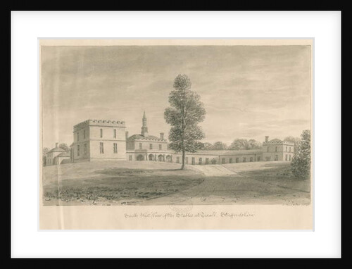 Tixall Hall - Stables, 1841 by John Buckler