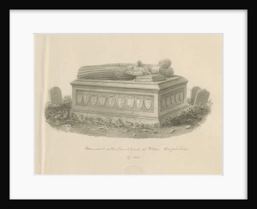 Stone Church - [Tomb of William Crompton] by John Buckler