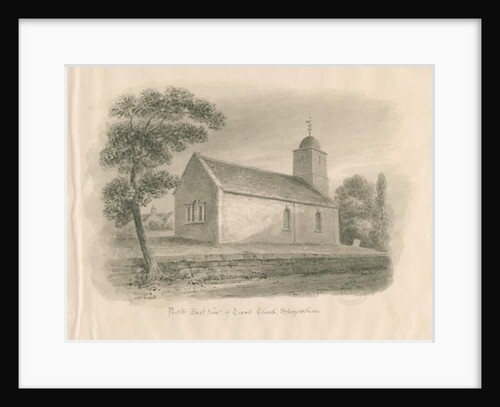 Tixall Church by John Buckler