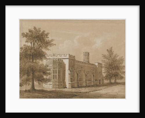 Tixall - Chapel at Tixall Hall by Allen Edward Everitt