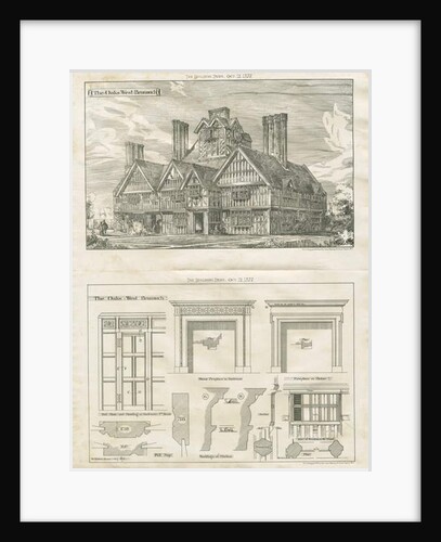 West Bromwich - 'The Oaks': photolithograph, Aug-Dec 1876 by School English