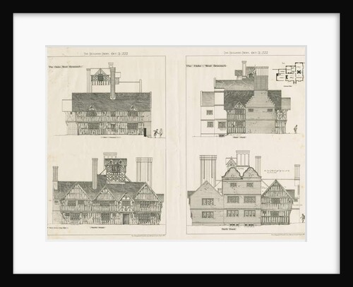 West Bromwich - 'The Oaks': Photolithograph, Aug 1876 by School English