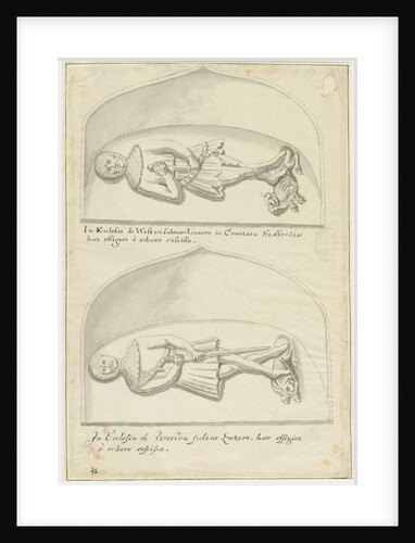 Weston-under-Lizard Church - Effigies of Sir Hugh de Weston and Sir Hamo de Weston by School English