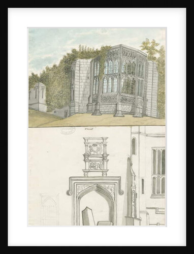 Tixall - Gothic Window and Heraldic Antiquities by Stebbing Shaw