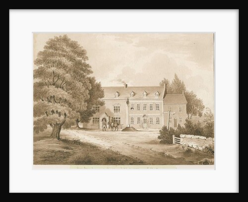 Stourton - 'Stew Poney Inn near Kinver': sepia wash drawing, 1828 by Robert Noyes