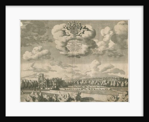 Trentham Hall: engraving, nd [1686] by Michael Burghers