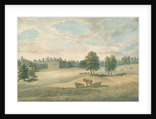 Weston-under-Lizard - Hall: water colour painting, nd [1762-1802] by Stebbing Shaw