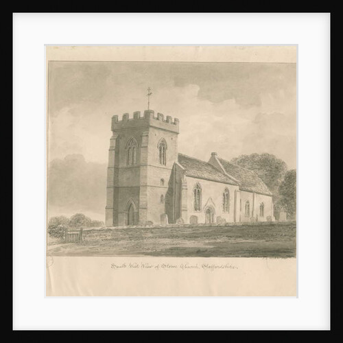 Stowe Church by John Chessell Buckler