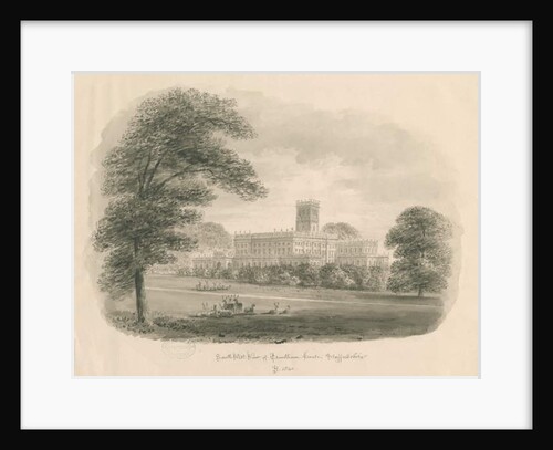 Trentham Hall by John Buckler