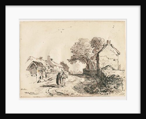 Wetton - Village Street by Thomas Peploe Wood