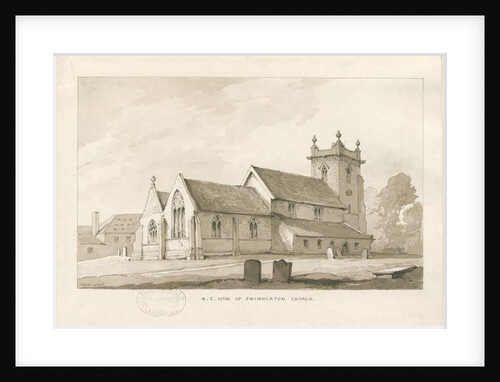 Swynnerton Church by Thomas Peploe Wood