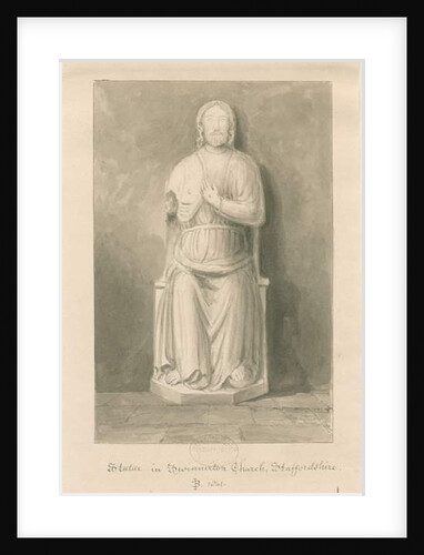 Swynnerton Church - Statue of Jesus Christ by John Buckler