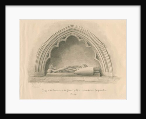 Swynnerton Church - Effigy by John Buckler