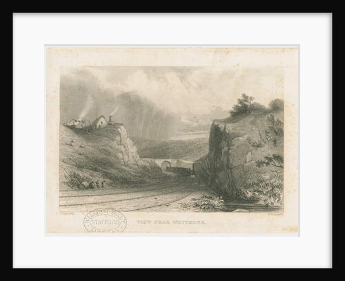 Whitmore - Railway Bridge: steel engraving, nd [c 1839] by William Radclyffe