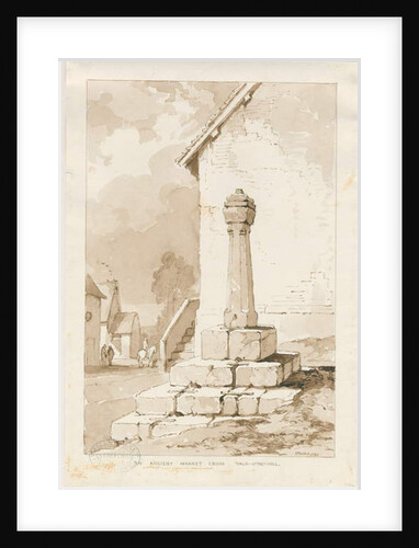 Talke - Ancient Market Cross by Thomas Peploe Wood