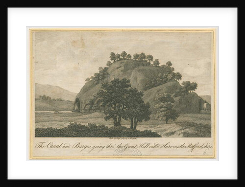 Talke - Hare-castle: engraving by School English