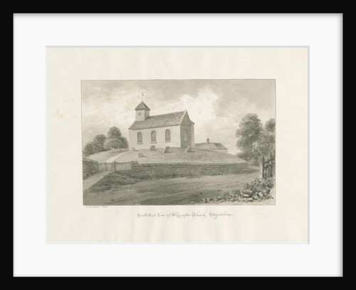Wigginton Church: sepia drawing, 1848 by John Buckler