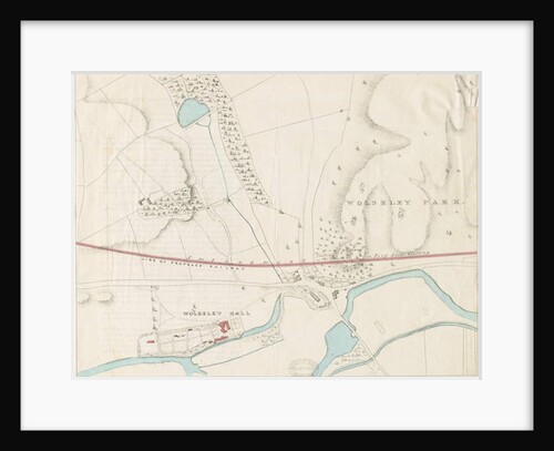 Wolseley Hall: lithograph over tint, nd [1806-1885] by Louis Haghe