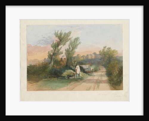 Trentham - 'The Green Bough': water colour painting by School English
