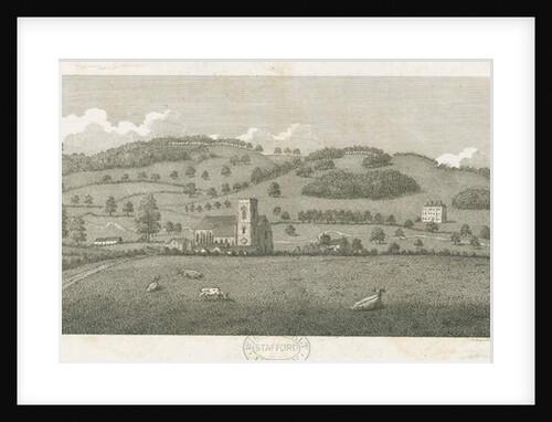 Wolseley - Colwich Church and Oakedge House by Stebbing Shaw