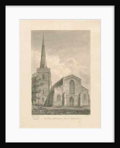 Wolstanton Church by John Buckler