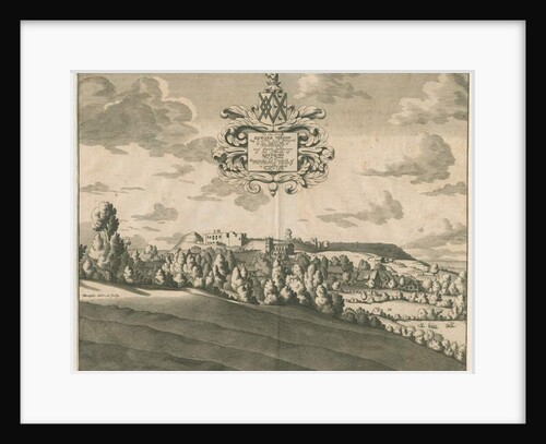 Tutbury Castle - Distant View by Michael Burghers