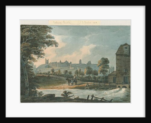 Tutbury Castle - South East View by School English